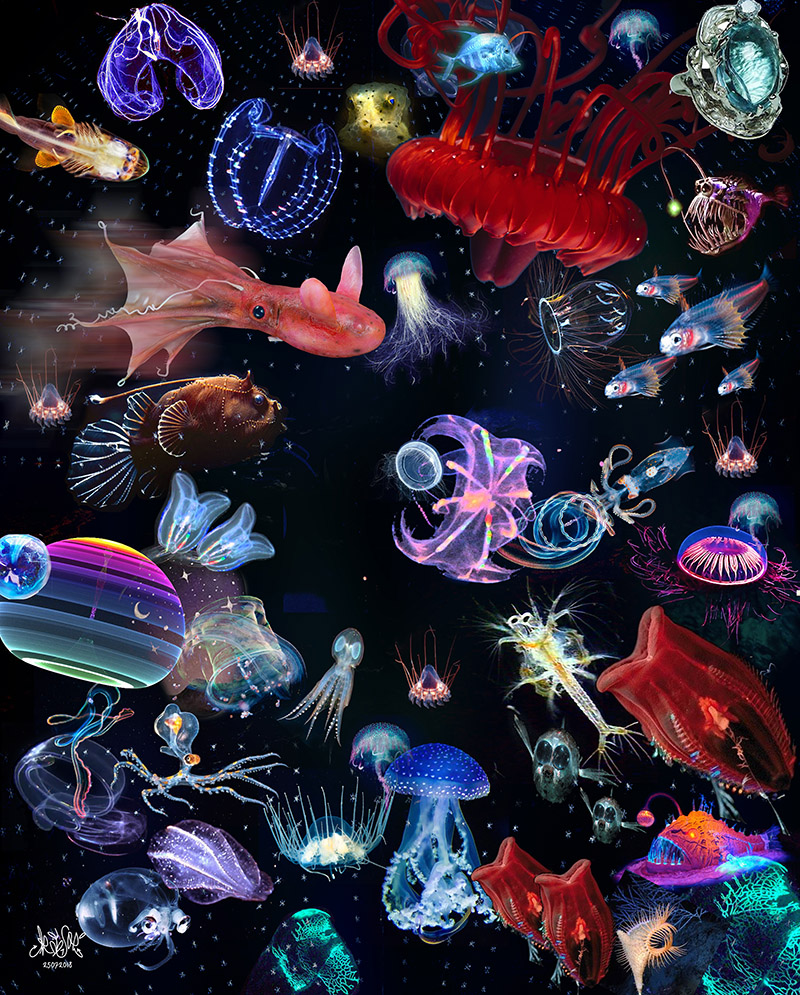 Deep Sea Collage