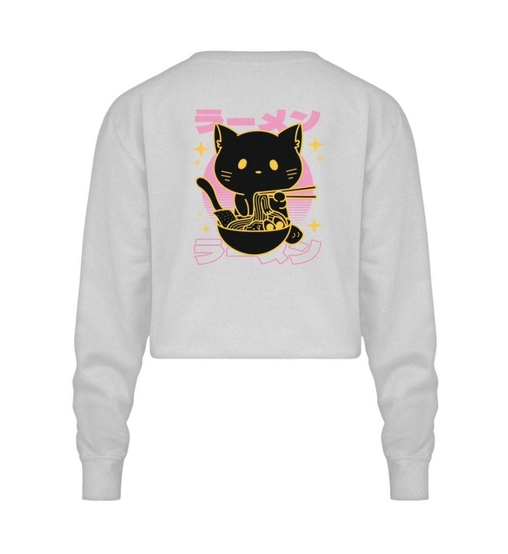 KITTY LOVES RAMEN - Crop Sweatshirt-6961
