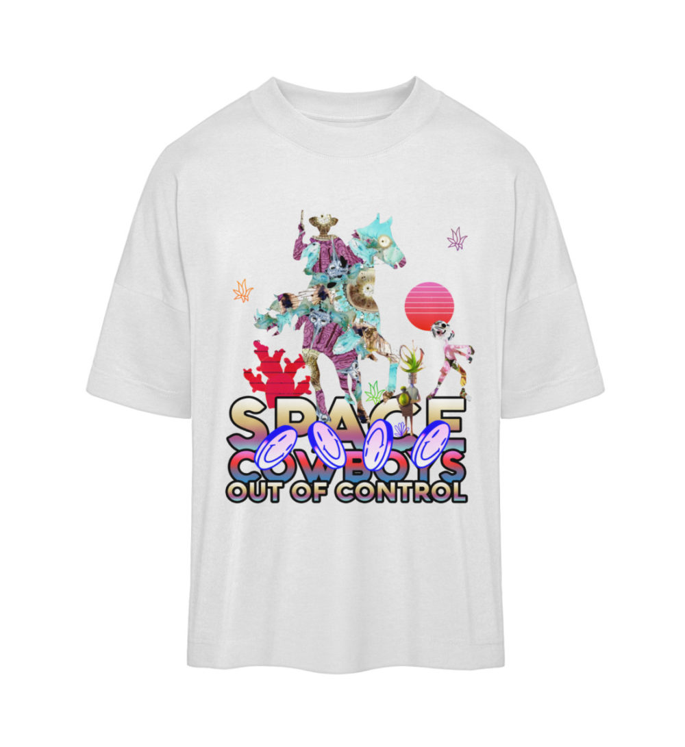 SPACE COWBOYS OUT OF CONTROL - Organic Oversized Shirt ST/ST-3